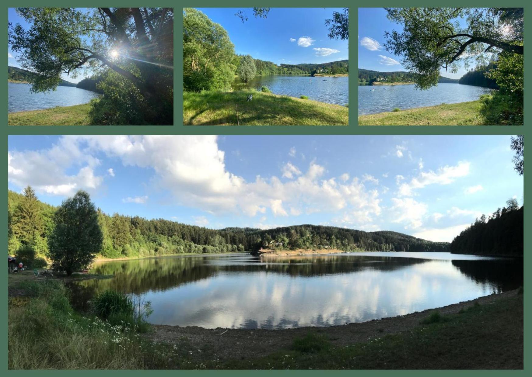 Pension Und Ferienwohnung Am Teich Шлайц Экстерьер фото
